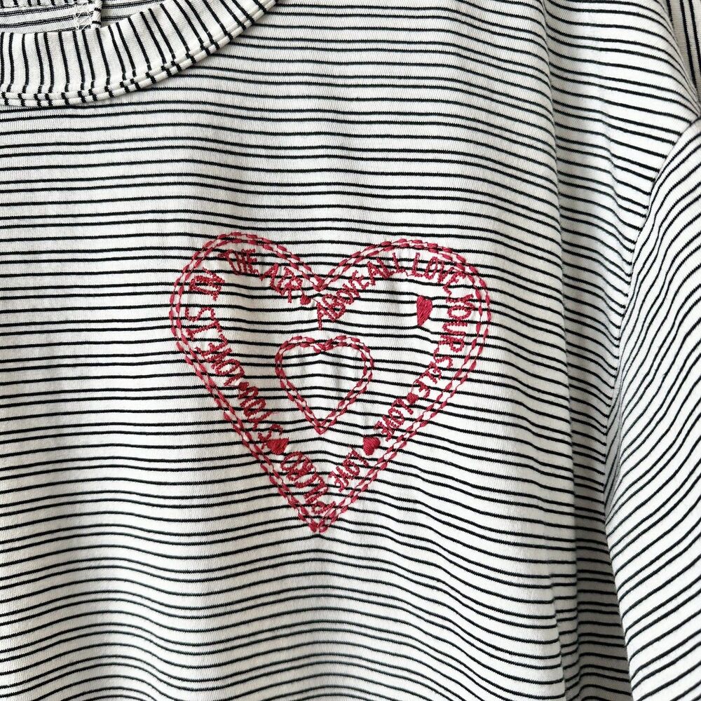 Anthropologie Pilcro Yours Truly Graphic Tee Shirt NWT Size Medium - Picture 7 of 13